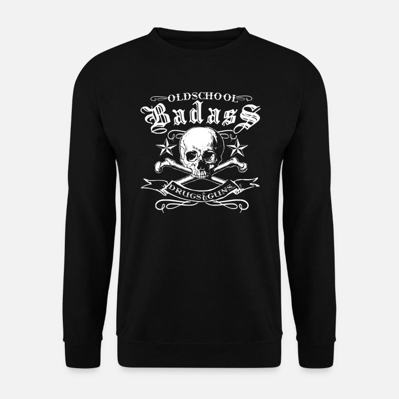 Badass Oldschool2 - Unisex Pullover - Schwarz