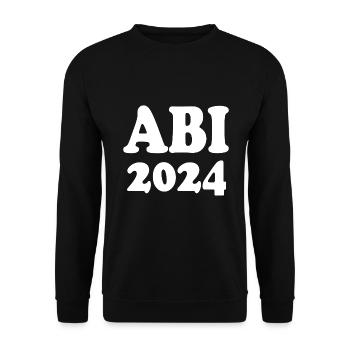 Abi 2024 - Unisex Pullover - Schwarz - Vorne - Alina (178cm) & Michal (187cm)