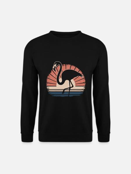 Flamingo - Unisex Sweatshirt - black