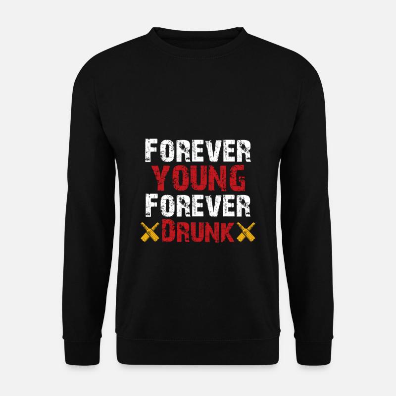 für immer jung - Unisex Pullover - Schwarz