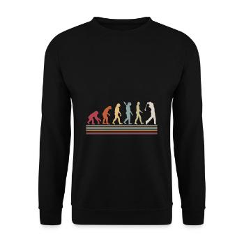 Golf Evolution - Unisex Pullover - Schwarz - Vorne - Alina (178cm) & Michal (187cm)