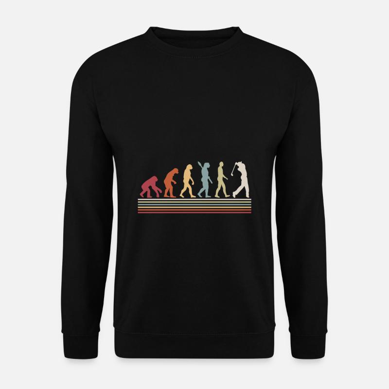 Golf evolution - Unisex Sweatshirt - black
