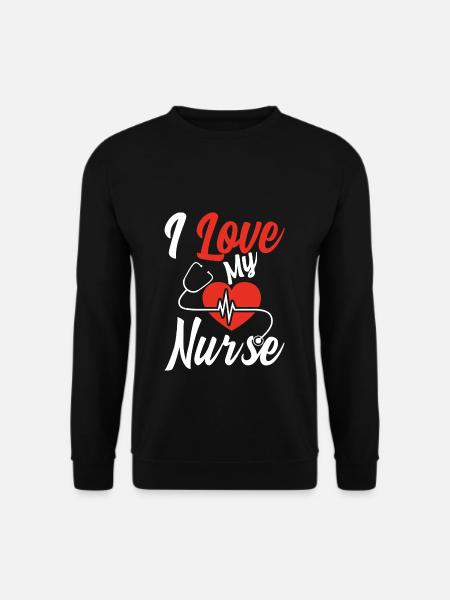 J'aime mon infirmière - Sweat-shirt Unisexe - noir