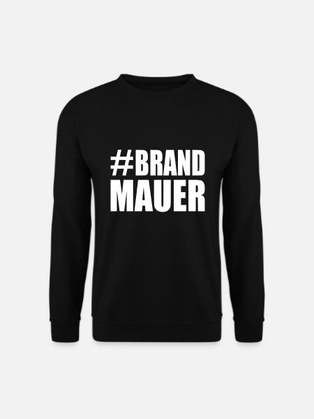brandmauer - Unisex Pullover - Schwarz