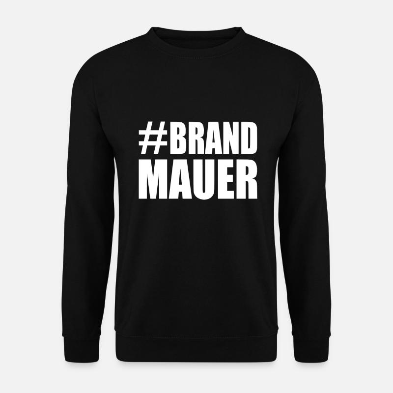 brandmauer - Unisex Pullover - Schwarz
