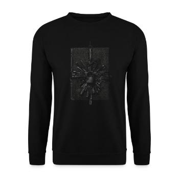 Conception des clés du secret - Sweat-shirt Unisexe - noir - Devant - Alina (178cm) & Michal (187cm)