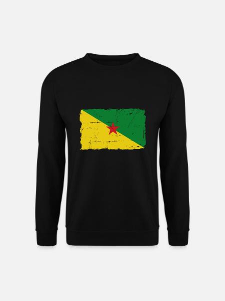 Drapeau de la Guyane française - Drapeau de la Guyane française - Sweat-shirt Unisexe - noir