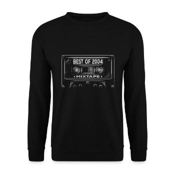 2004 Birthday Mixtape Cassette Retro - Sweat-shirt Unisexe - noir - Devant - Alina (178cm) & Michal (187cm)