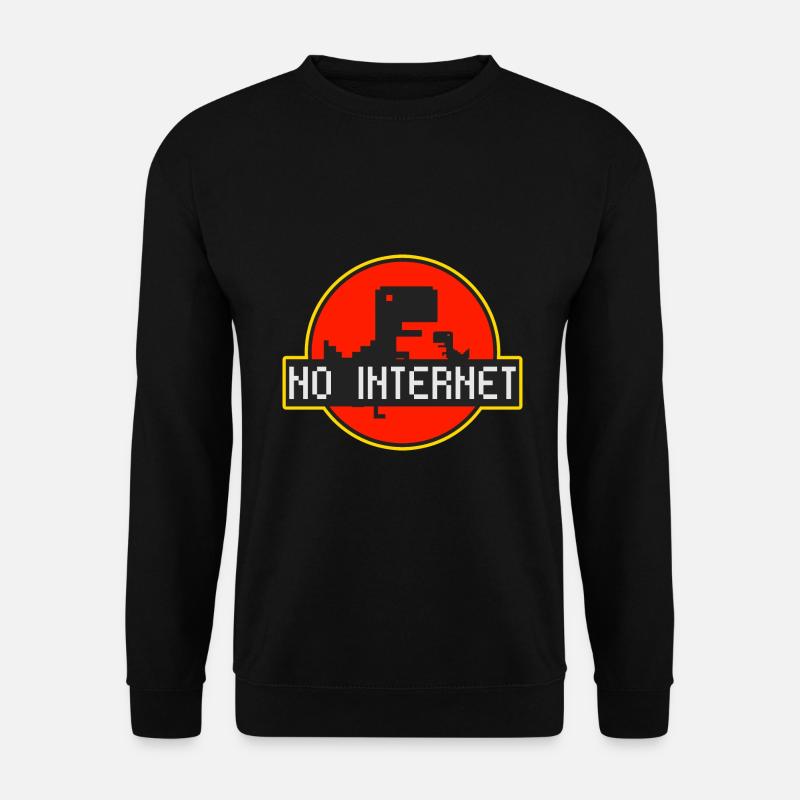 No internet - Internet pas d’Internet - Sweat-shirt Unisexe - noir
