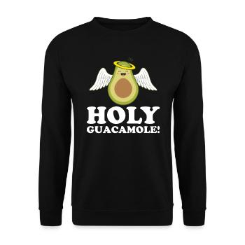 Holly Guacamole - Unisex Pullover - Schwarz - Vorne - Alina (178cm) & Michal (187cm)