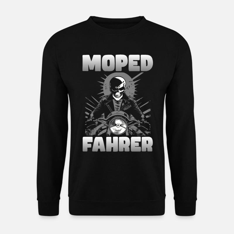 Moped Fahrer - Unisex Pullover - Schwarz