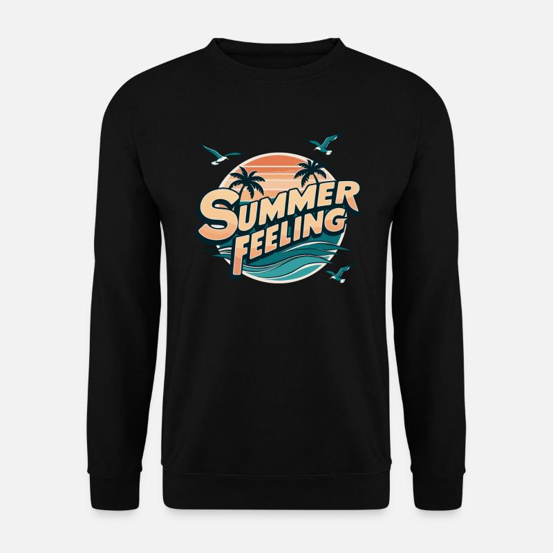 Summer feeling - Unisex Sweatshirt - black
