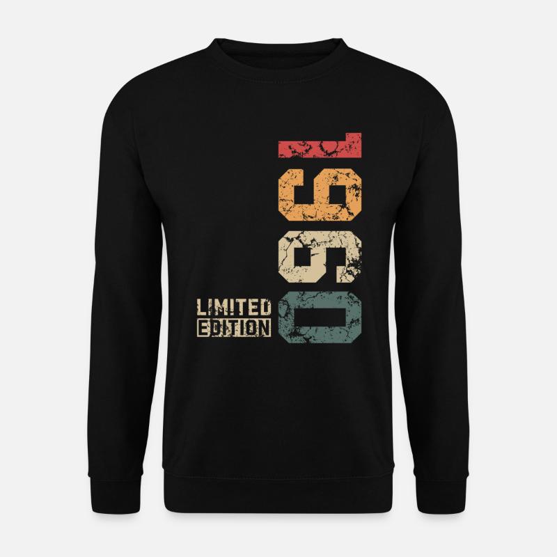 1960 Jahrgang Limited Edition - Unisex Pullover - Schwarz