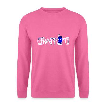 graffiti - Sweat-shirt Unisexe - rose - Devant