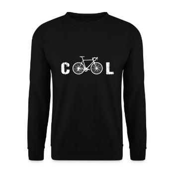 bicycle - Unisex Sweatshirt - black - Front - Alina (178cm) & Michal (187cm)