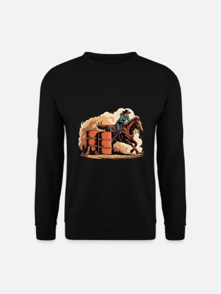 Barrel Racer Rodeo - Unisex Sweatshirt - black
