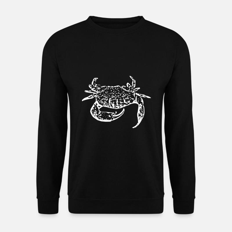 Crabe blanc - Sweat-shirt Unisexe - noir