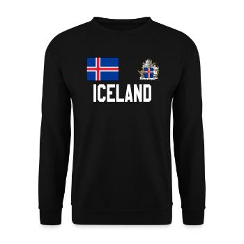 Island - Unisex Pullover - Schwarz - Vorne - Alina (178cm) & Michal (187cm)