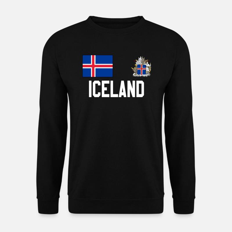 Island - Unisex Pullover - Schwarz