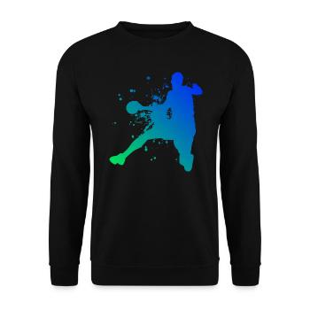 Joueuses de handball Handball Handball Hommes - Sweat-shirt Unisexe - noir - Devant - Alina (178cm) & Michal (187cm)