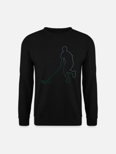 Unihockeyspielen Innebandy Damen Unihockey - Unisex Pullover - Schwarz