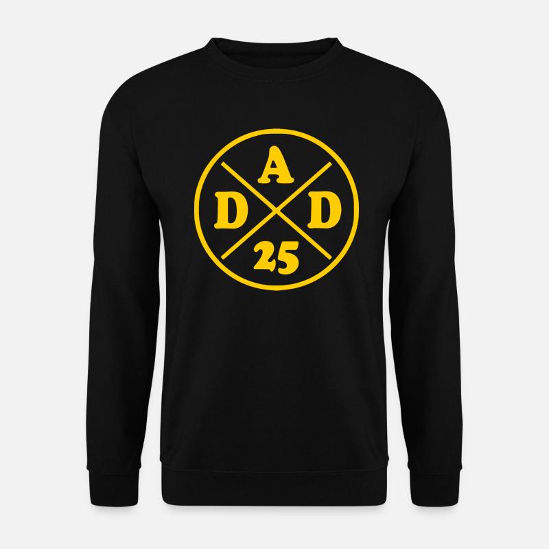Dad 2025 - dad 25 - Unisex Sweatshirt - black