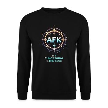 Occupational Therapy Motor Skills Training Retro Pixel Art - Unisex Sweatshirt - black - Front - Alina (178cm) & Michal (187cm)