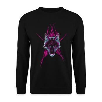 Wolf Start - Sweat-shirt Unisexe - noir - Devant - Alina (178cm) & Michal (187cm)