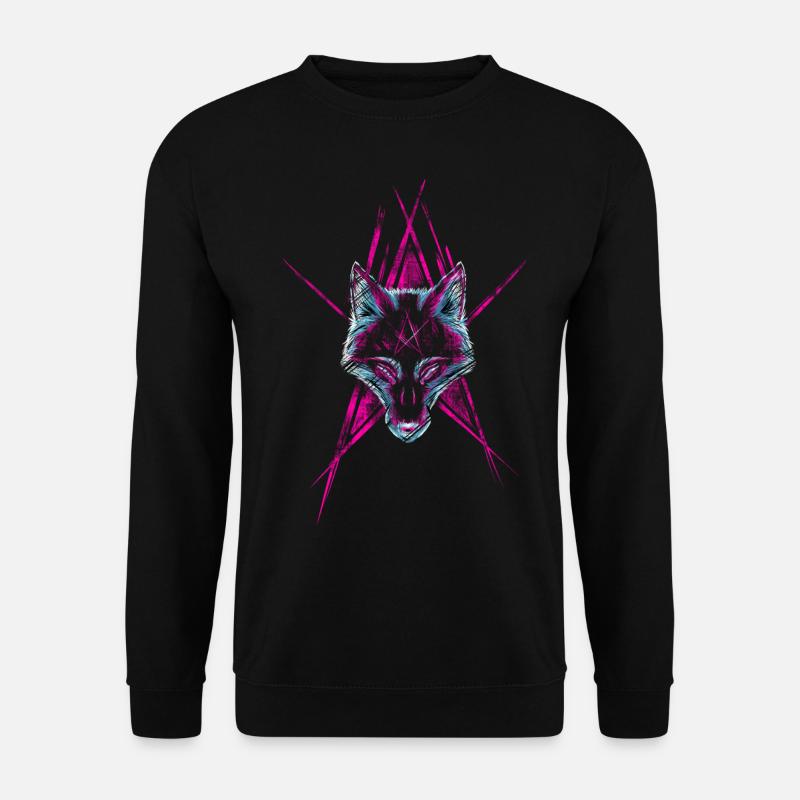 Wolf Star - Unisex Sweatshirt - black