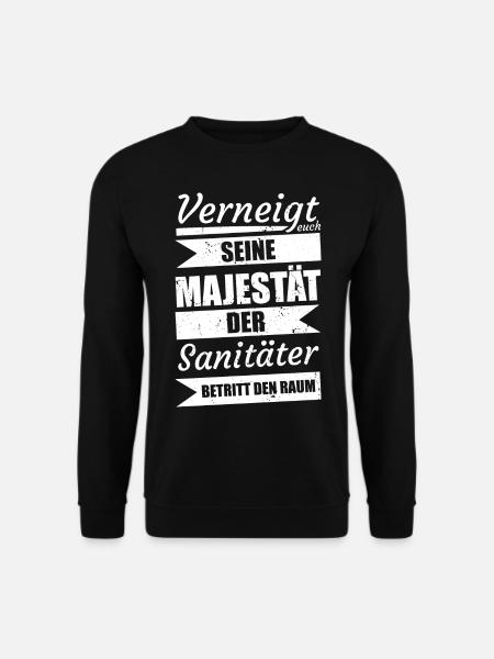 Sanitäter - lustiges Geschenk - Unisex Pullover - Schwarz