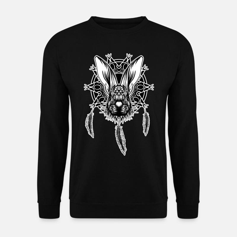 Hase - Unisex Pullover - Schwarz