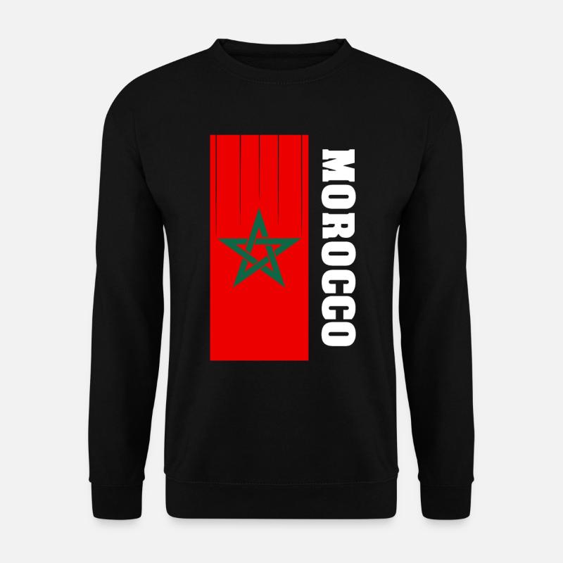 Marokko - Unisex Pullover - Schwarz