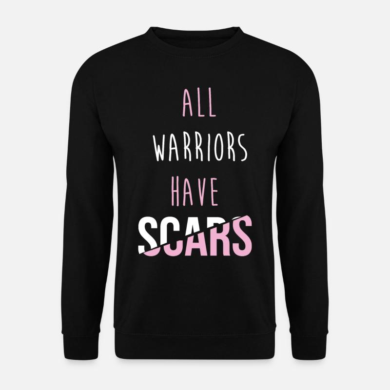 Breast cancer loop - Unisex Sweatshirt - black