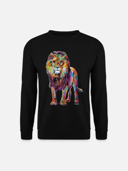 PD Moreno Lion - Unisex Sweatshirt - black