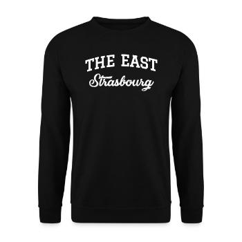 THE EAST Strasbourg - Sweat-shirt Unisexe - noir - Devant - Alina (178cm) & Michal (187cm)