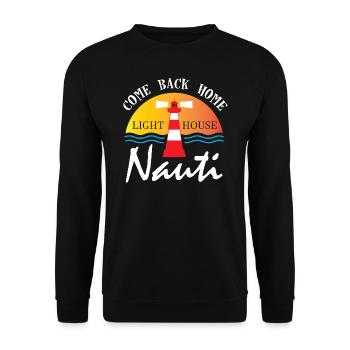 Lighthouse Nautica - Unisex Pullover - Schwarz - Vorne - Alina (178cm) & Michal (187cm)