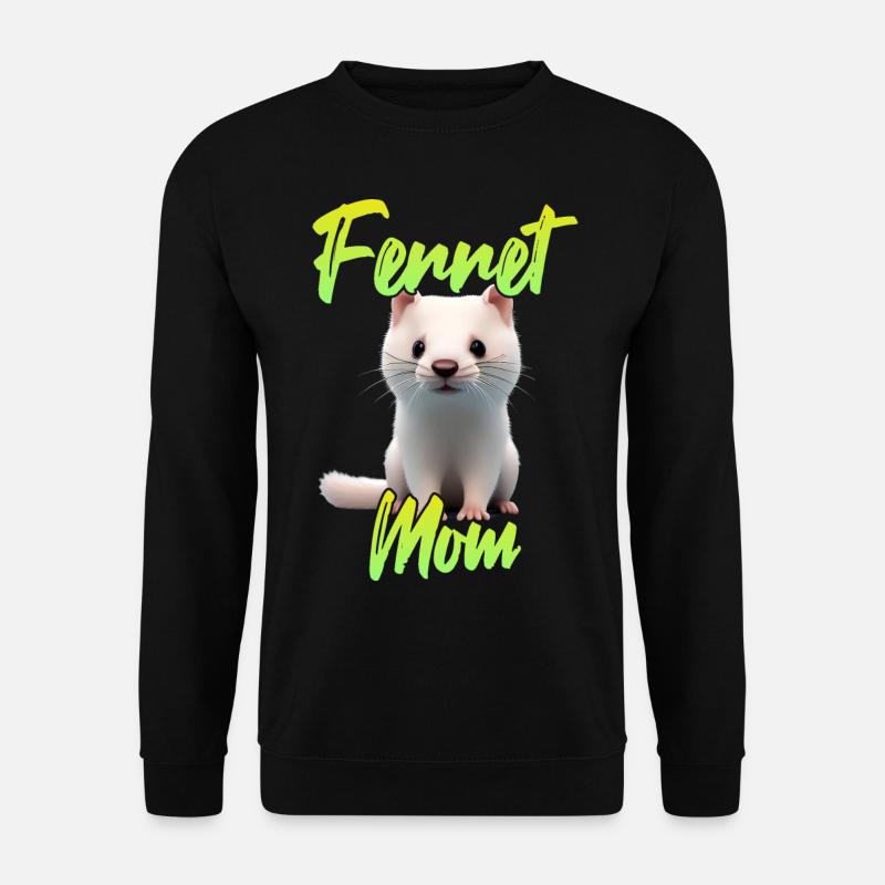 Frettchen Mama - Unisex Pullover - Schwarz