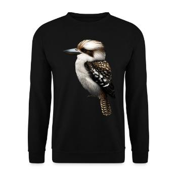 Kookaburra sucré - Sweat-shirt Unisexe - noir - Devant - Alina (178cm) & Michal (187cm)