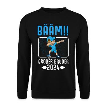Bääm Big Brother 2024 Dabbing Football - Sweat-shirt Unisexe - noir - Devant - Alina (178cm) & Michal (187cm)