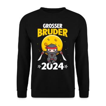 Big Brother 2024 Ninja Brother - Sweat-shirt Unisexe - noir - Devant - Alina (178cm) & Michal (187cm)