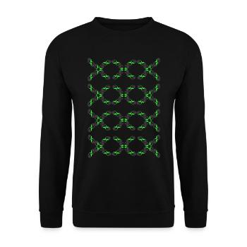 New One - Unisex Sweatshirt - black - Front - Alina (178cm) & Michal (187cm)
