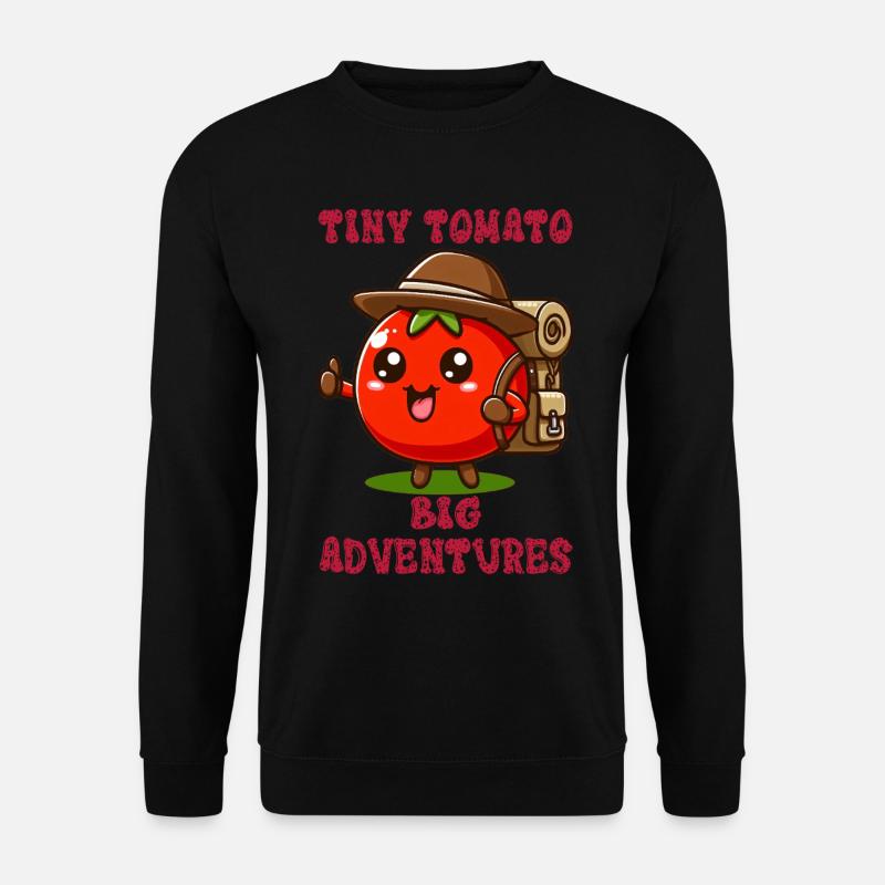 Tiny Tomato - Big Adventures - Unisex Sweatshirt - black