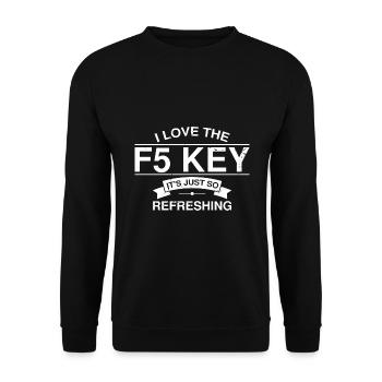 Cybersecurity Design for Hackers and Cyber Security - Unisex Sweatshirt - black - Front - Alina (178cm) & Michal (187cm)