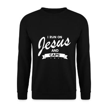 Dental technician for orthodontics and dental laboratory - Unisex Sweatshirt - black - Front - Alina (178cm) & Michal (187cm)