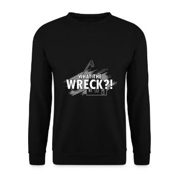 Conception de démolition de maisons et rénovation de maisons - Sweat-shirt Unisexe - noir - Devant - Alina (178cm) & Michal (187cm)