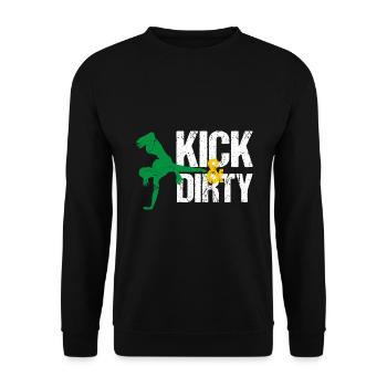 Capoeira for Mixed Martial Arts and Kickboxing - Unisex Sweatshirt - black - Front - Alina (178cm) & Michal (187cm)