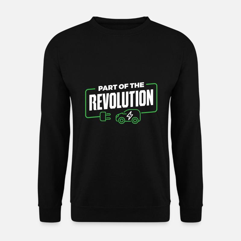 Elektroauto - Unisex Pullover - Schwarz