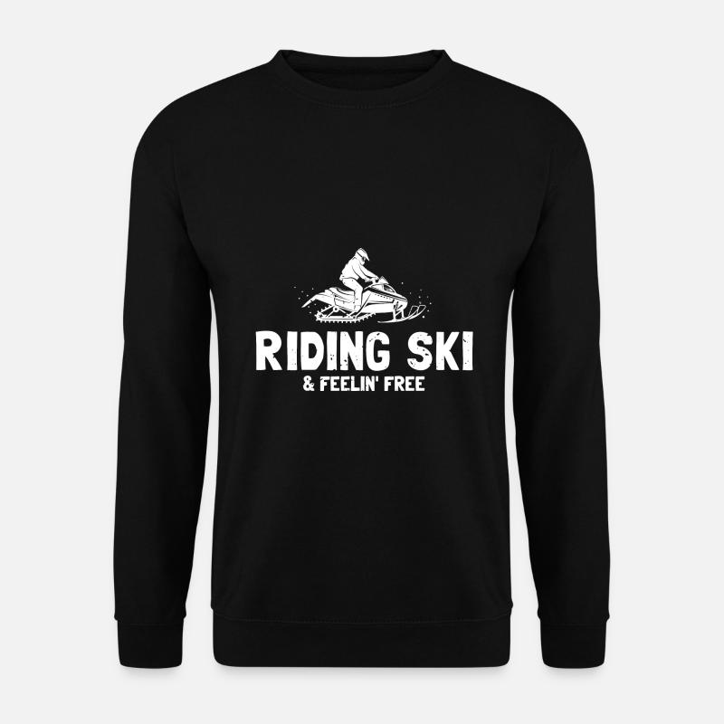 Snowmobiler and Skidoo Design - Unisex Sweatshirt - black
