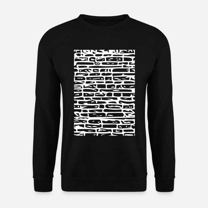 Wand Skizze - Unisex Pullover - Schwarz