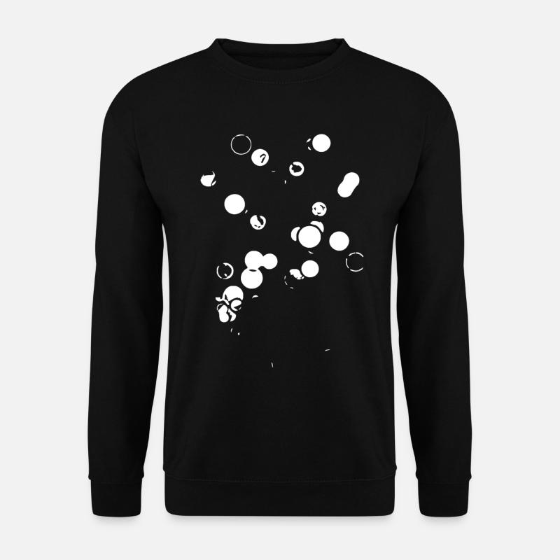 Schwarze Blasenkonstellation - Unisex Pullover - Schwarz